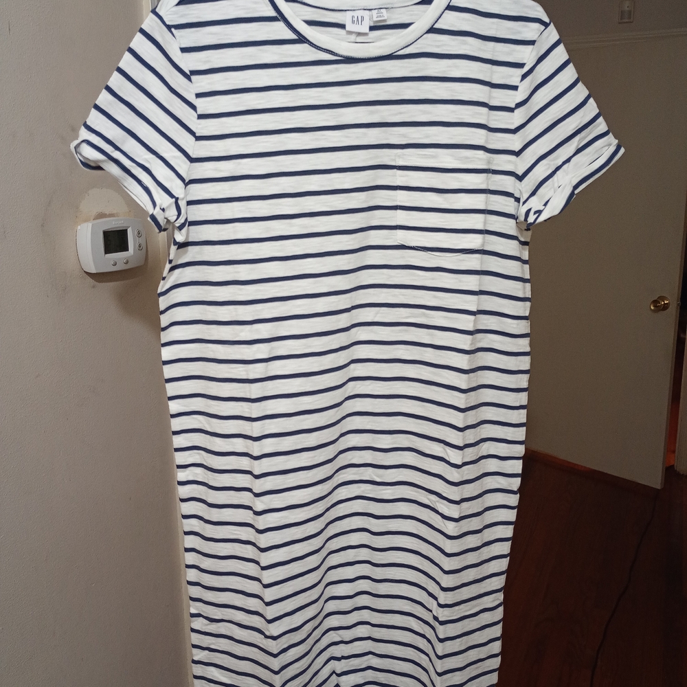 GAP Striped T-Shirt Dress